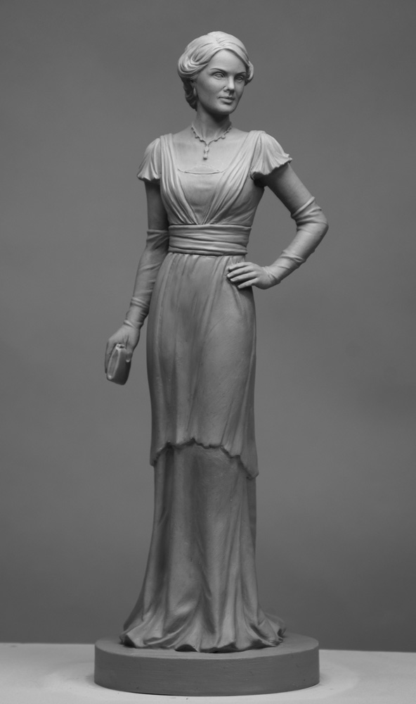 Commission Downton Abbey Lady Mary ITV Neil Welch Bronze Sculptor